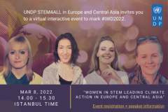 Women in STEM leading climate action in Europe and Central Asia