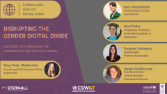 CSW67 Side Event:  Disrupting the Gender Digital Divide