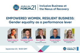 Empowered women, resilient business:Gender equiality as a performance lever