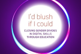 I'd blush if I could: closing gender divides in digital skills through education