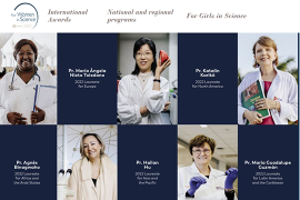 International Awards in Life and Environmental Sciences - For Women in Science - UNSECO l'OREAL foundation